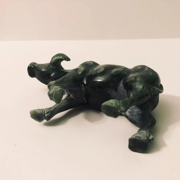 Vintage Stone  Water Buffalo 4 Inch Long Figurine - Picture 10 of 16